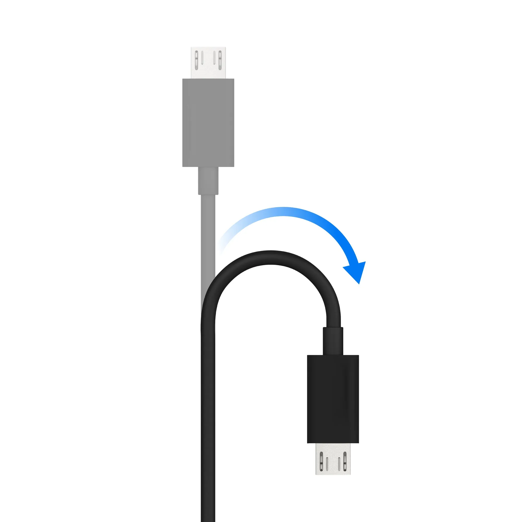 1.0A/5W 1-Port USB-A Home Charger with 6ft TPU Micro USB to USB-A Cable - Black