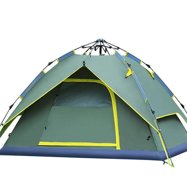 3-4 person Tents Hydraulic automatic Windproof Waterproof Double Layer Tent