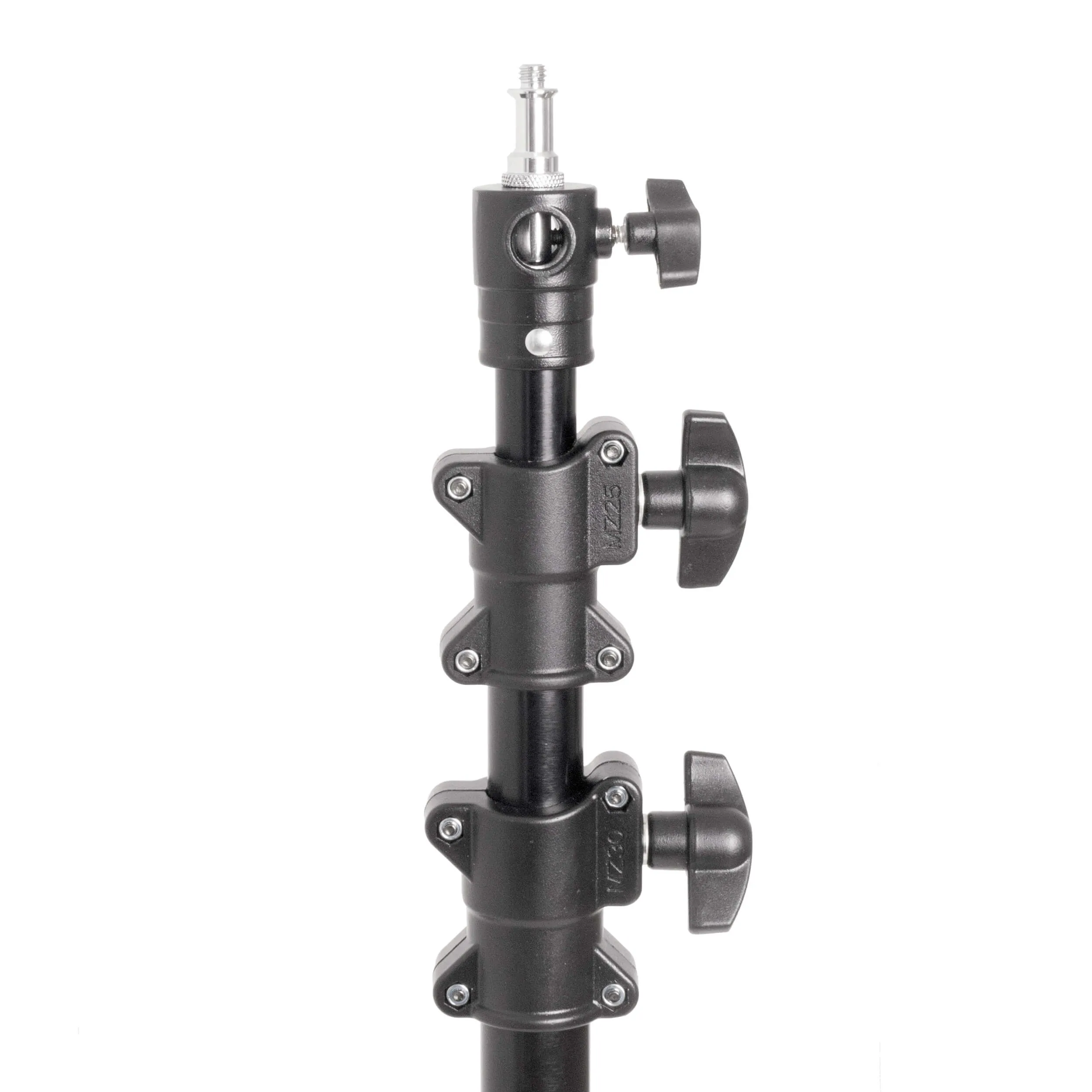 300cm Air Cushioned Master Black Light Stand 1/4" and 3/8" Spigot