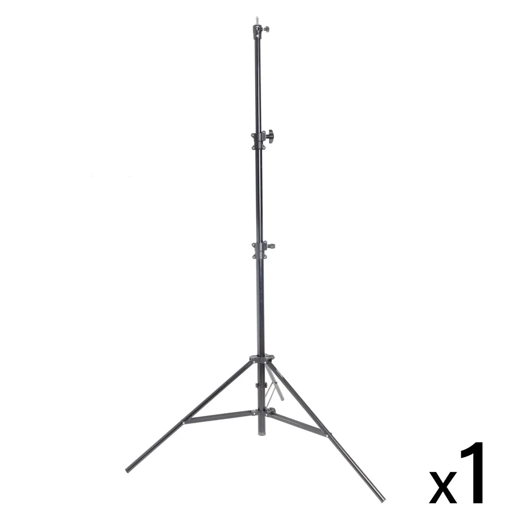 300cm Air Cushioned Master Black Light Stand 1/4" and 3/8" Spigot