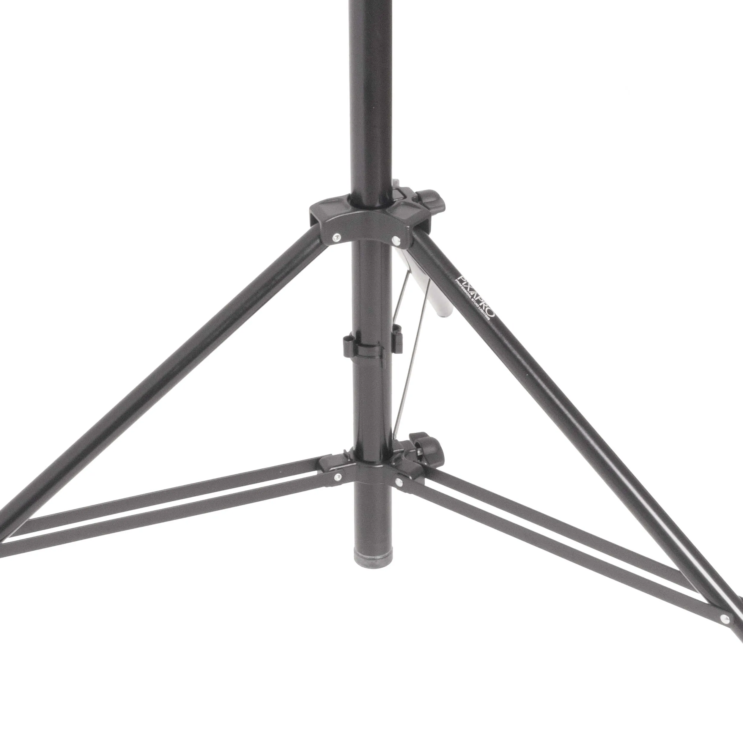 300cm Air Cushioned Master Black Light Stand 1/4" and 3/8" Spigot