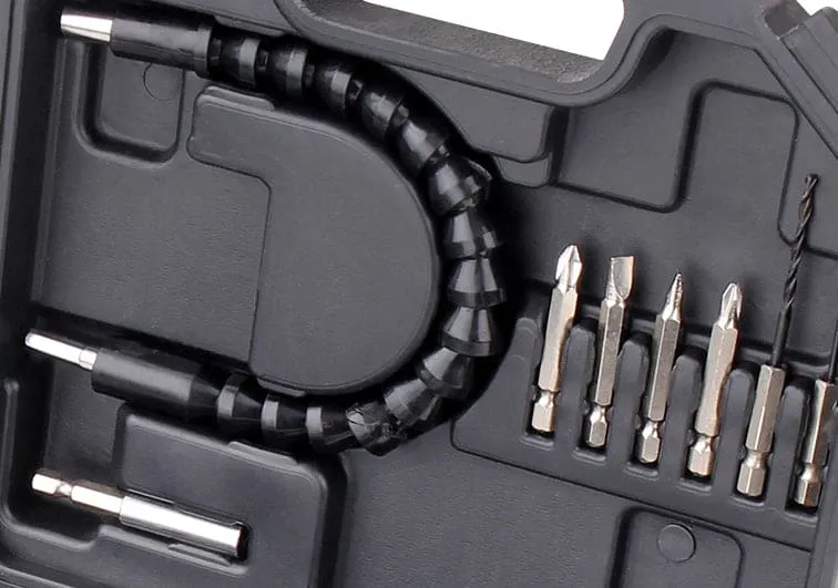 3.6 Volt Lithium-Ion Rechargeable Screwdriver with 45 Pieces Accessory Set - DT4944