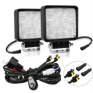 4 Inch 14W LED Floodlight | 9-30V | Mixed Luminous | With Wire Set
