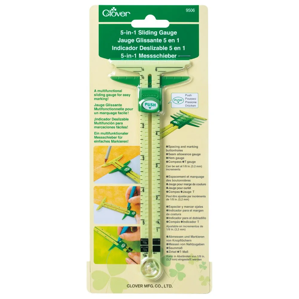5-in-1 Sliding Gauge, Clover