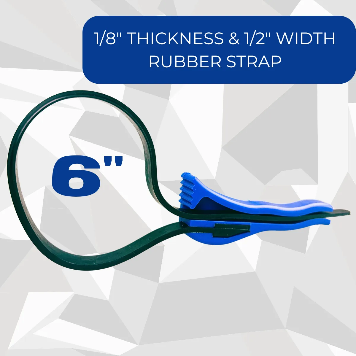 6" Rubber Strap Wrench | Capable Of Functioning on 6" Diameter | Great For Plumbing Fixtures, Automotive Parts, Oil Fixtures, Delicate Parts