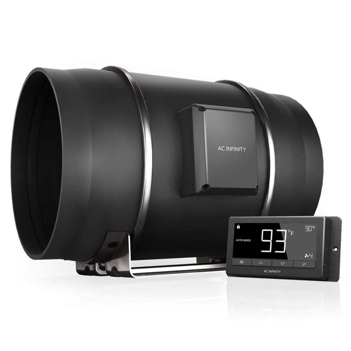 AC Infinity Cloudline T Series Inline Fans with LCD Temp and Humidity Controller