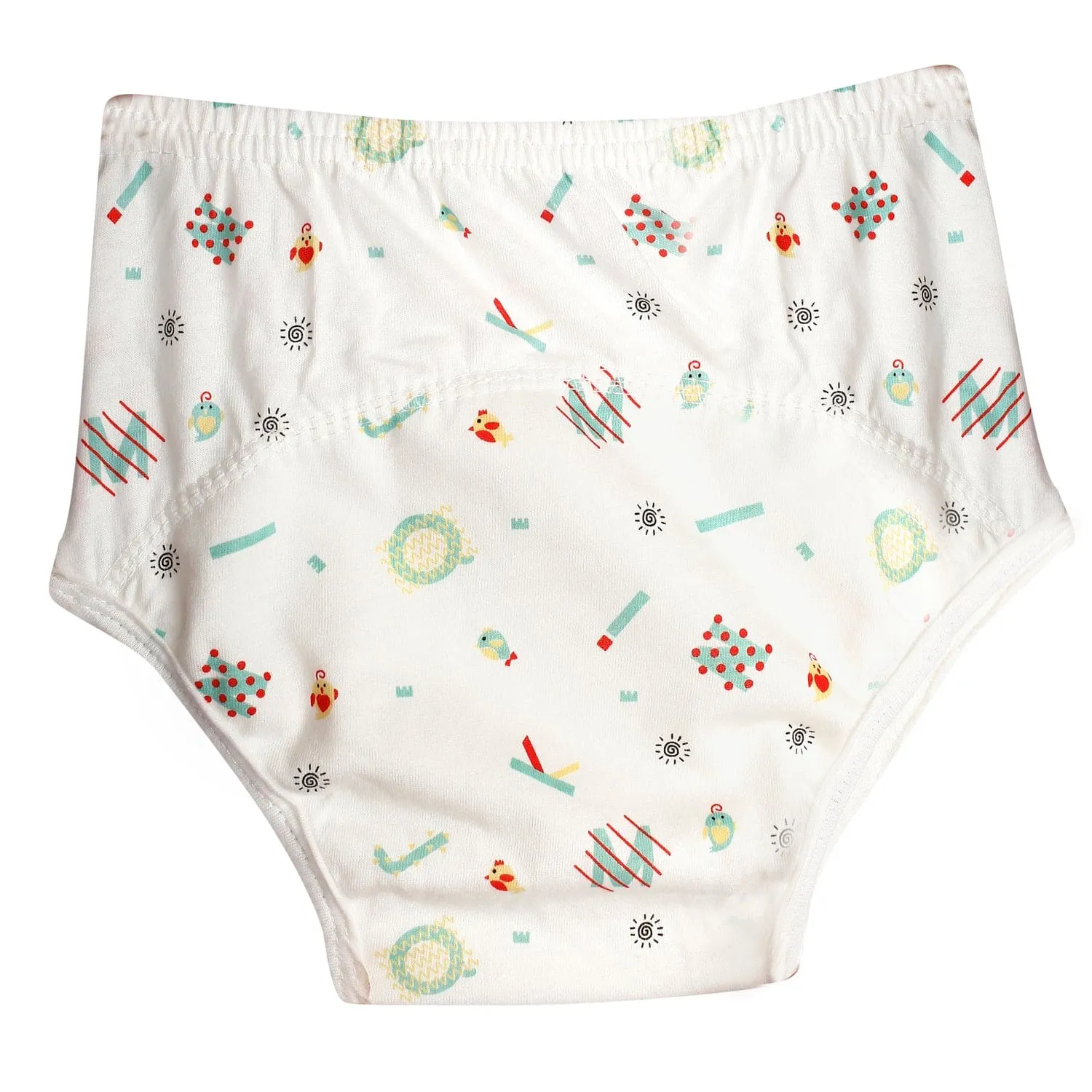 Adjustable & Washable Cloth Diaper Panty 2 Pk Abstract Multicolour