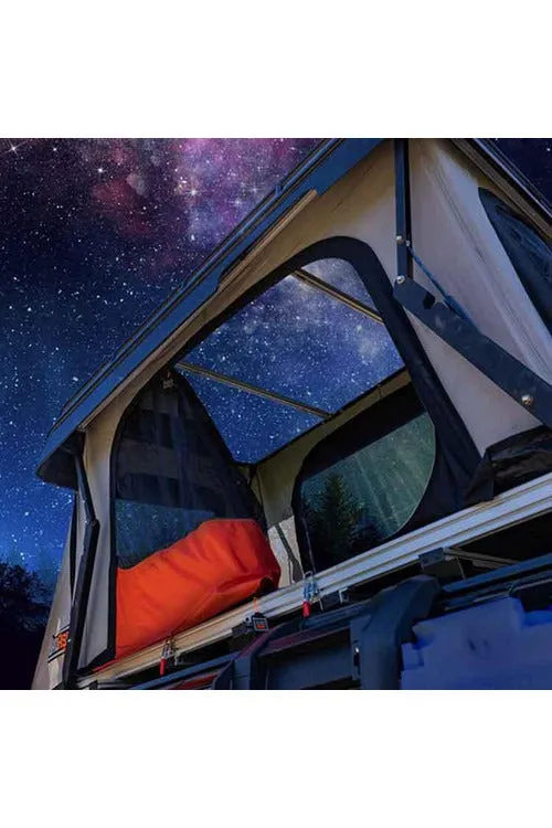 BadAss Tents 2017-22 Land Rover Discovery 5 (Full Size) CONVOY® Rooftop Tent w/ Low Mount Crossbars