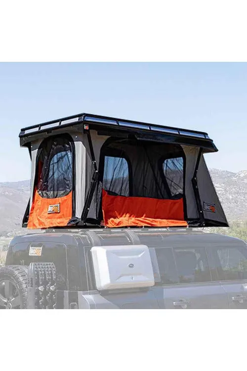 BadAss Tents 2017-22 Land Rover Discovery 5 (Full Size) CONVOY® Rooftop Tent w/ Low Mount Crossbars