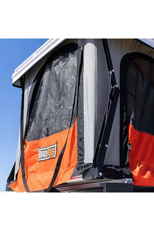 BadAss Tents 2017-22 Land Rover Discovery 5 (Full Size) CONVOY® Rooftop Tent w/ Low Mount Crossbars