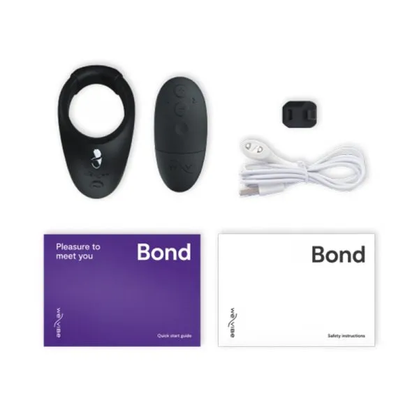 Bond Wearable Stimulation Ring In Black - We-Vibe