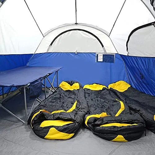 CAMPROS CP Tent-8-Person-Camping-Tents, Waterproof Windproof - Blue