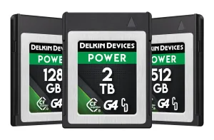 Delkin Devices PowerG4 CFexpress Type B Memory Card (Choose Speed and Size)