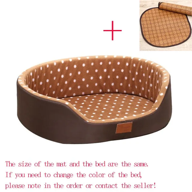 Dog Bed Soft Sofa Kennel Comfortable Sleeping Beds