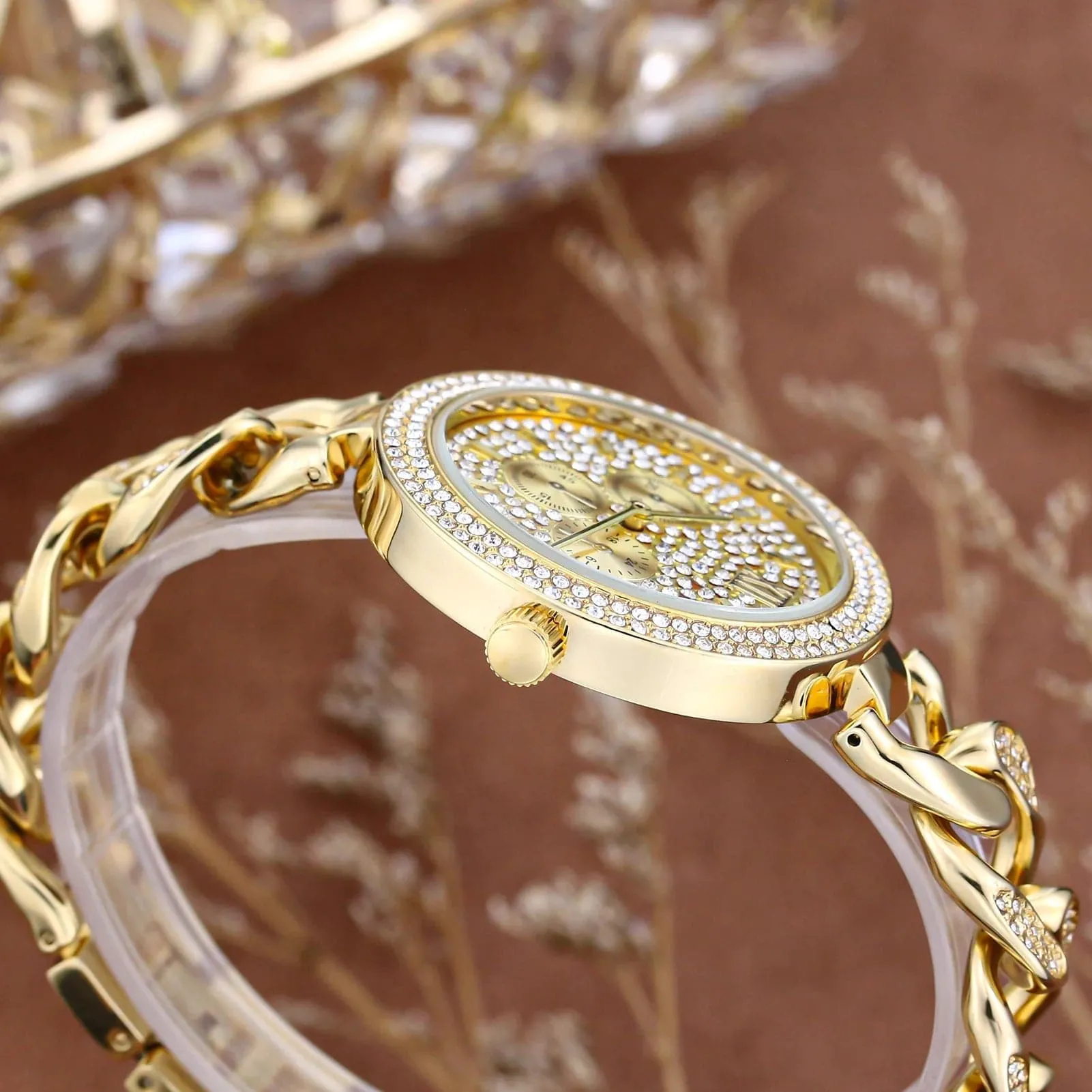 Elegant Women Watches - Water Resistant 3Bar - MISSFOX - 38mm Dial Diameter