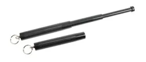 Expandable Baton With Keyring / Black - 12"