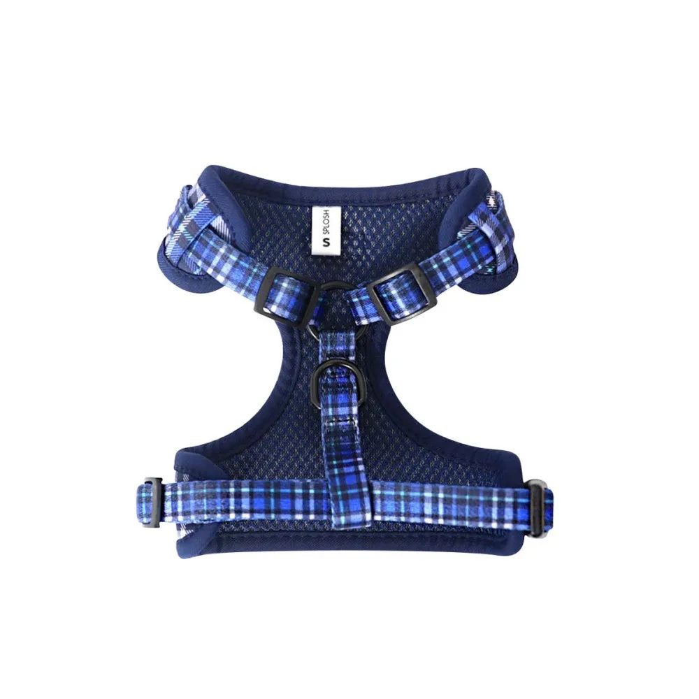 Frank Barker Harness Blue Plaid S