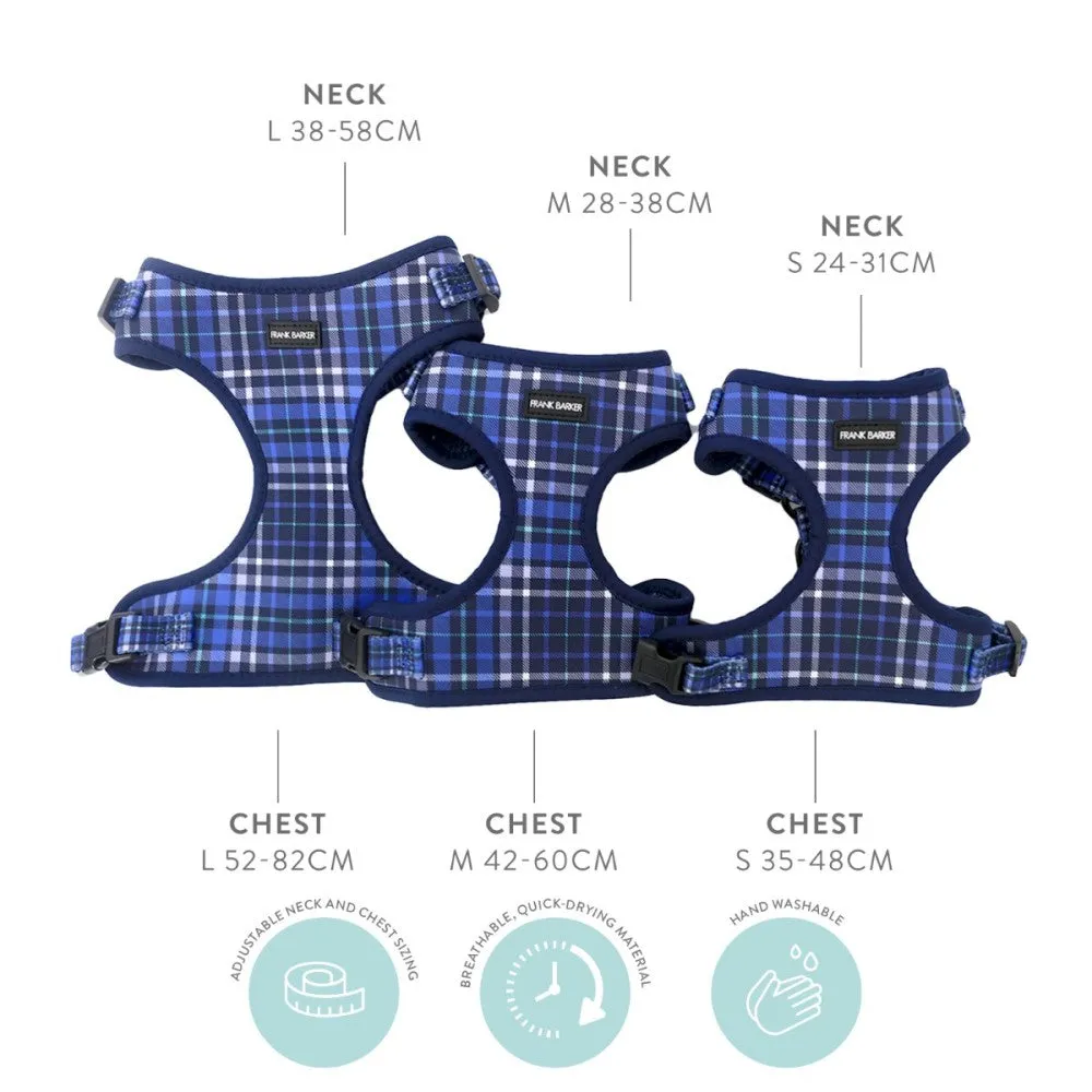 Frank Barker Harness Blue Plaid S
