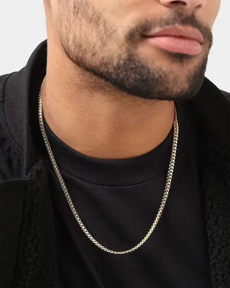 House Of Auric 5mm Cuban Link Chain 18K Gold Vermeil