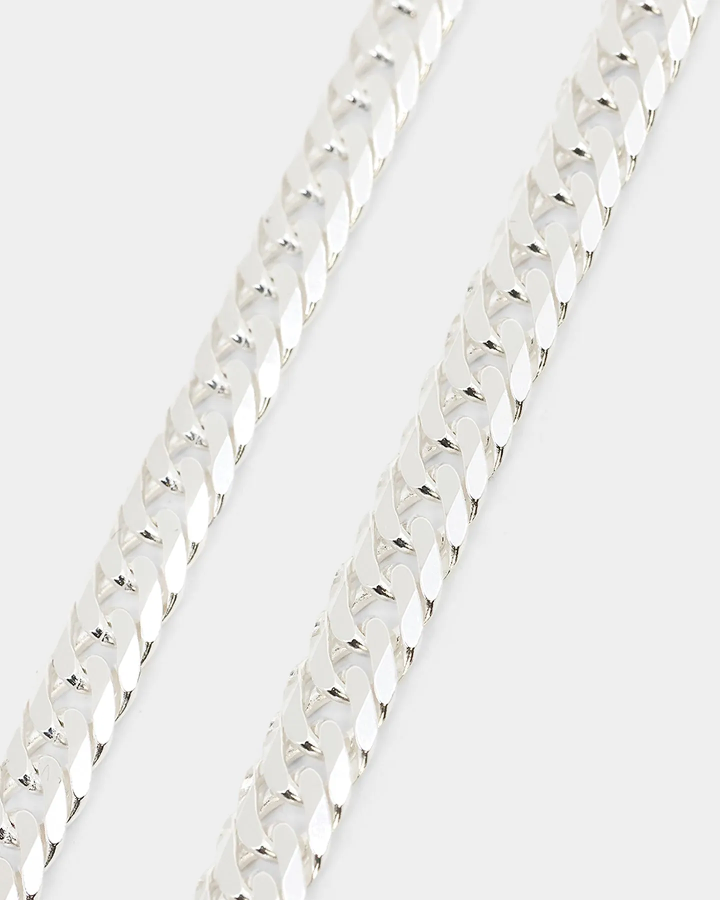 House Of Auric 6.4mm Double Curb Chain Sterling Silver