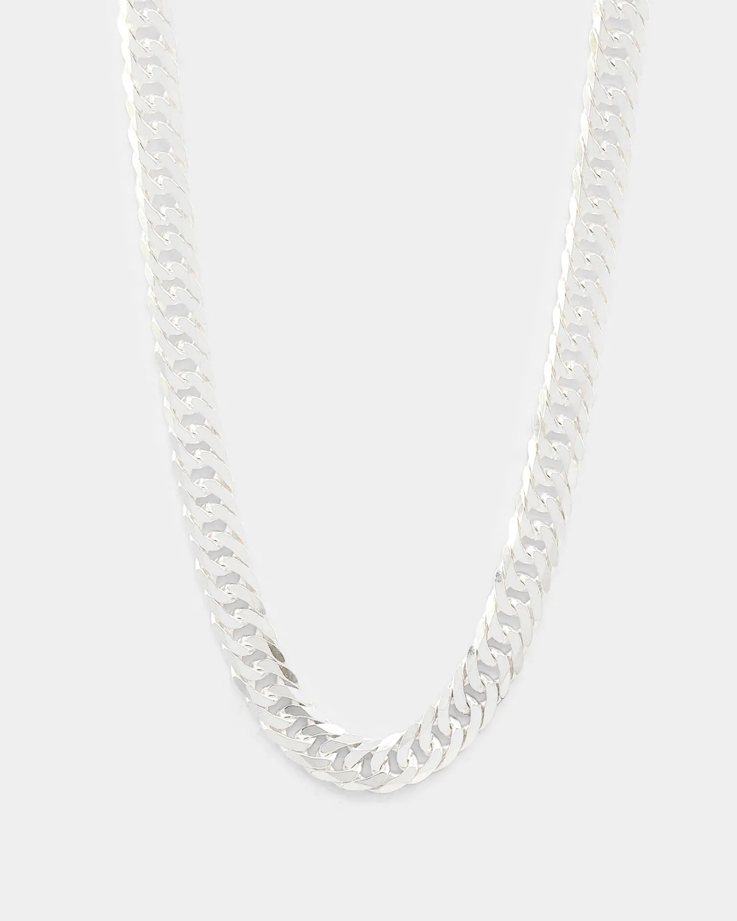 House Of Auric 6.4mm Double Curb Chain Sterling Silver