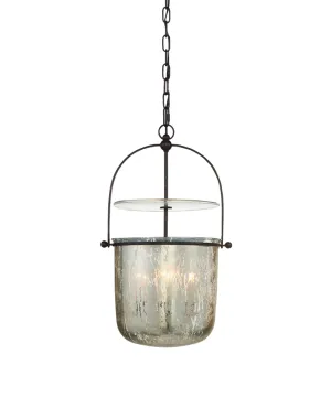 Lorford Small Smoke Bell Lantern, Aged Iron