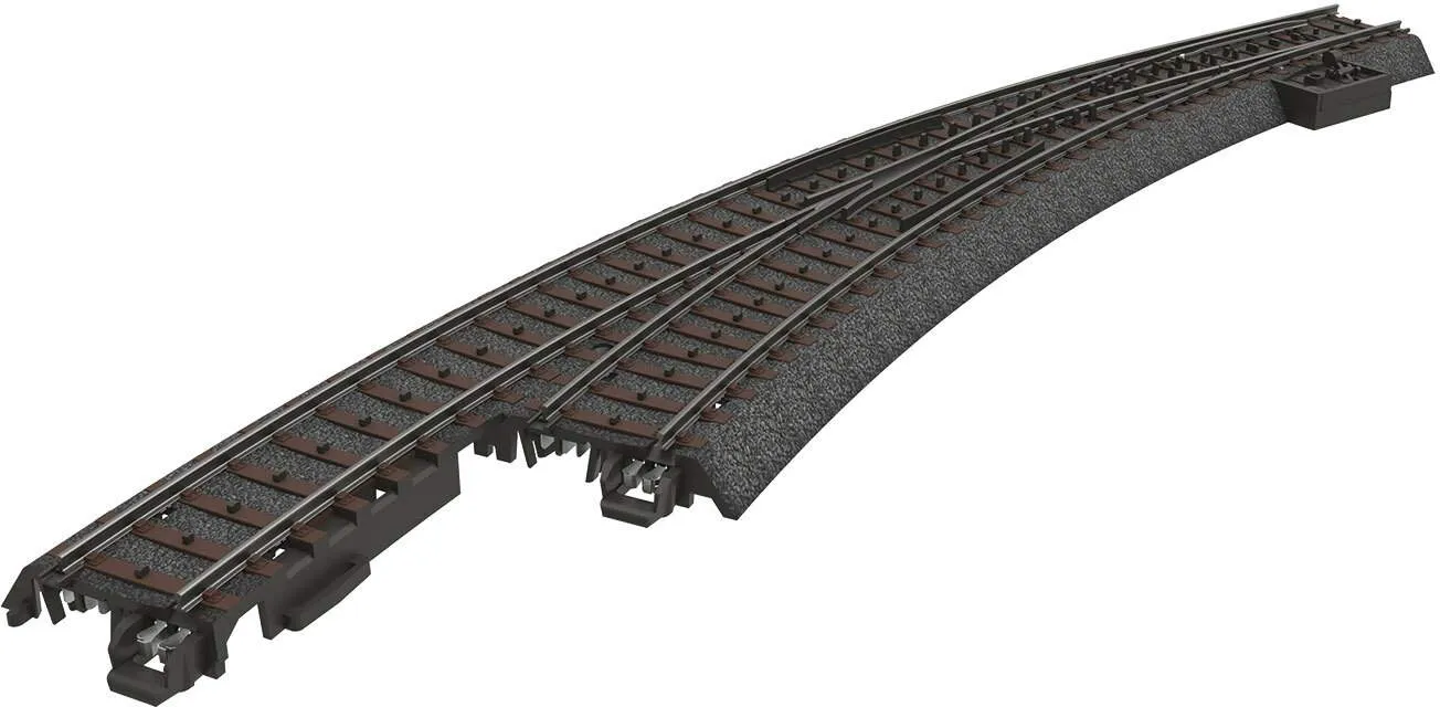 Marklin HO 24771 C-Track -- Wide Radius Curved Turnout - 20 1/4 515mm - Left Hand