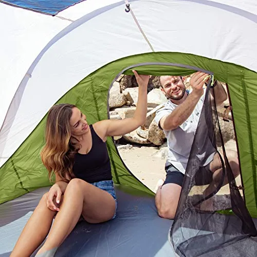 Moon Lence Pop up Tent 4 Person Camping Tent Waterproof Tent