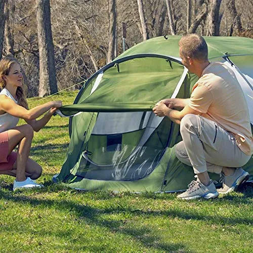 Moon Lence Pop up Tent 4 Person Camping Tent Waterproof Tent