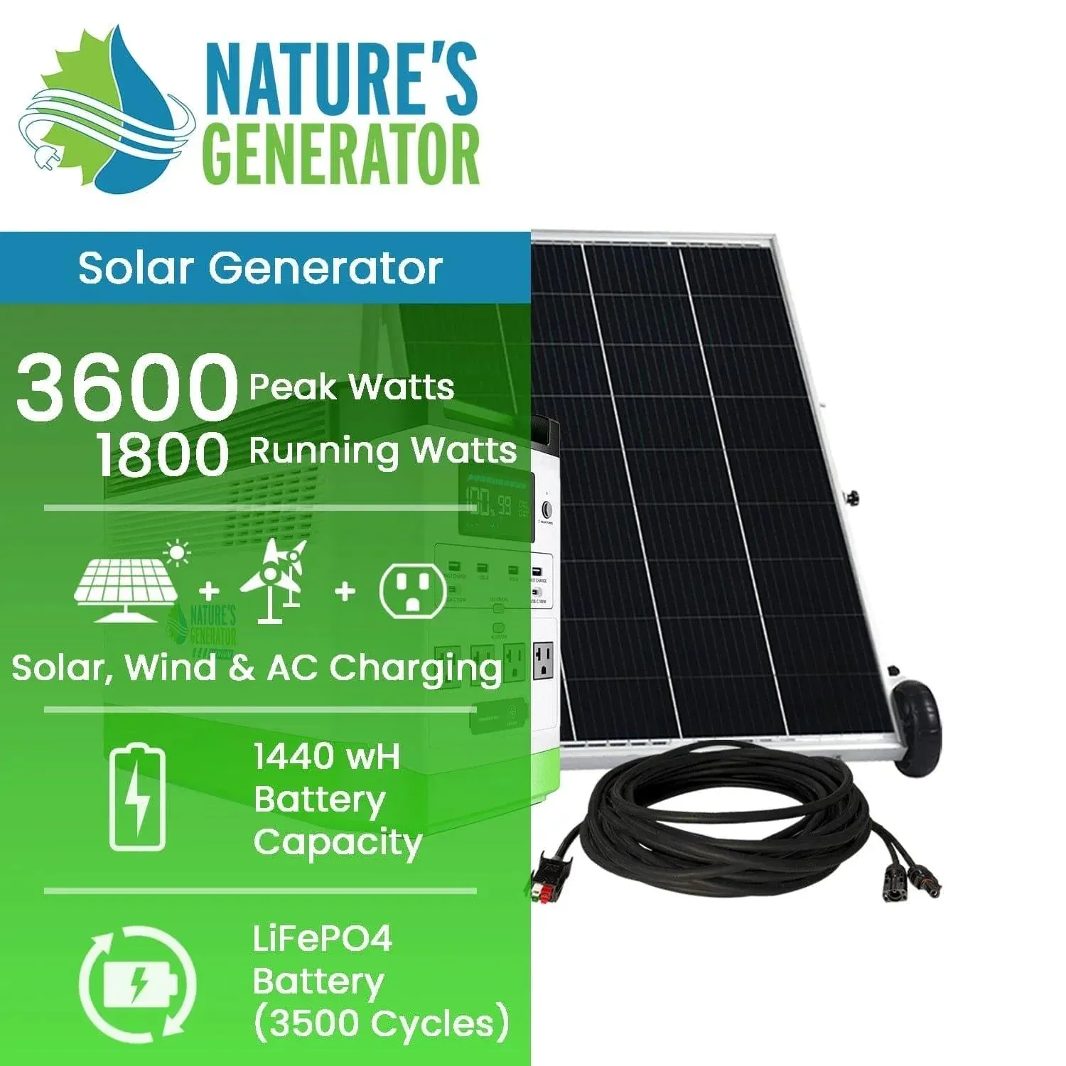 Nature's Generator Lithium 1800 Gold