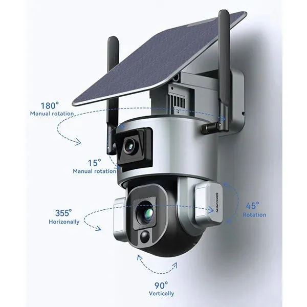 Num'axes CAM1071 Solar-Powered Surveillance Camera