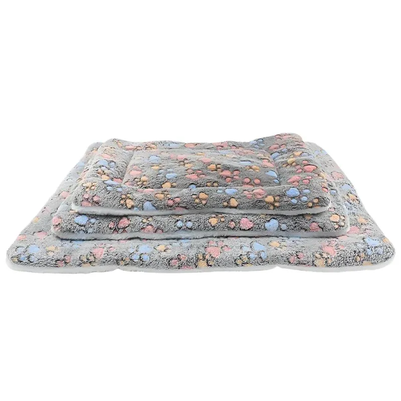 Pet Mats Flannel Thickened Dog Bed Mat - Soft Pet Sleeping Mat for Dogs & Cats, Winter Warm Pet Blanket