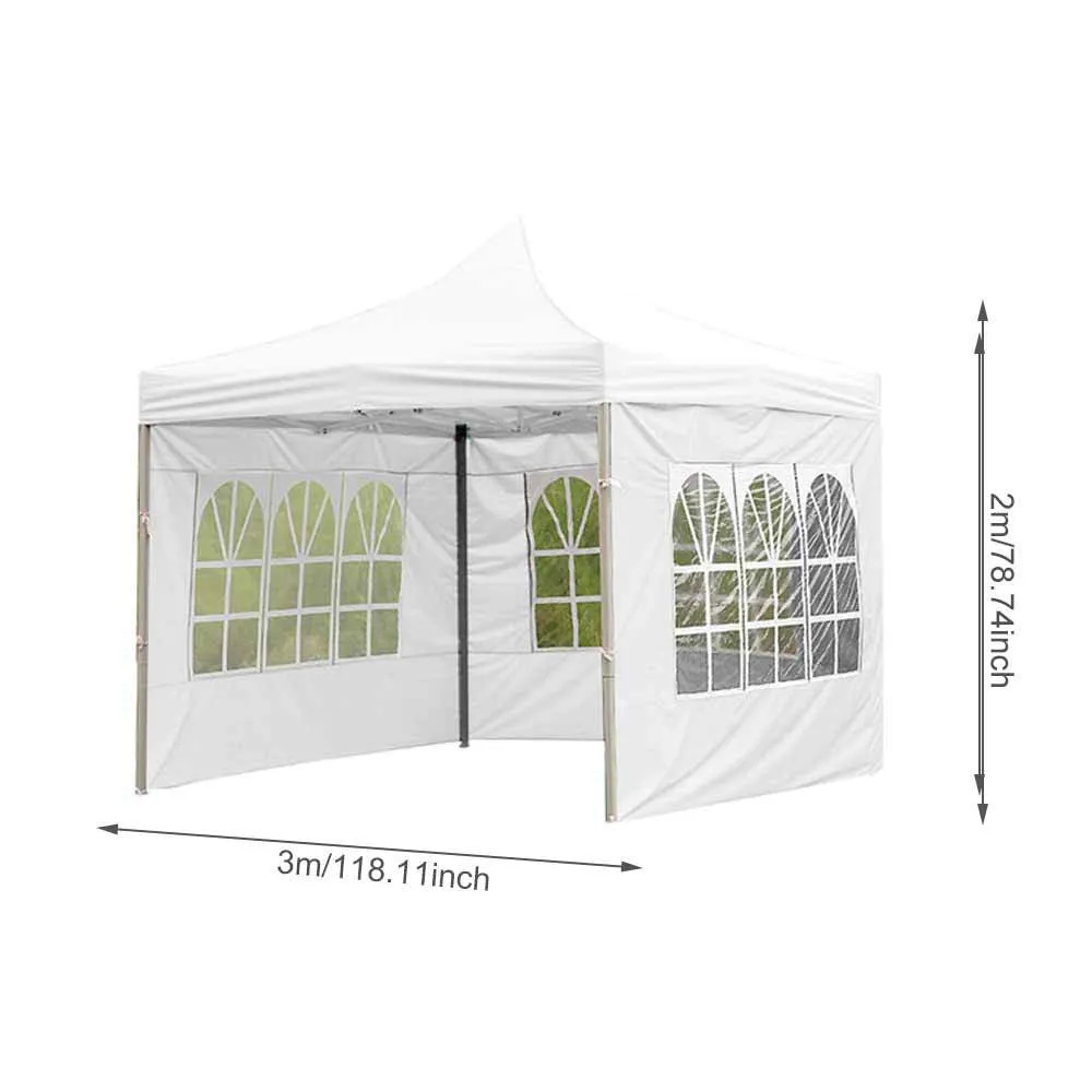 Portable Outdoor Tent Surface Replacement Rainproof Canopy Party Waterproof Gazebo Canopy Top Cover Garden Shade Shelter Windbar