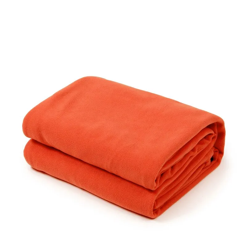 Portable Ultra-light Polar Fleece Sleeping Bag Outdoor Camping  Tent Bed Travel Warm Sleeping Bag