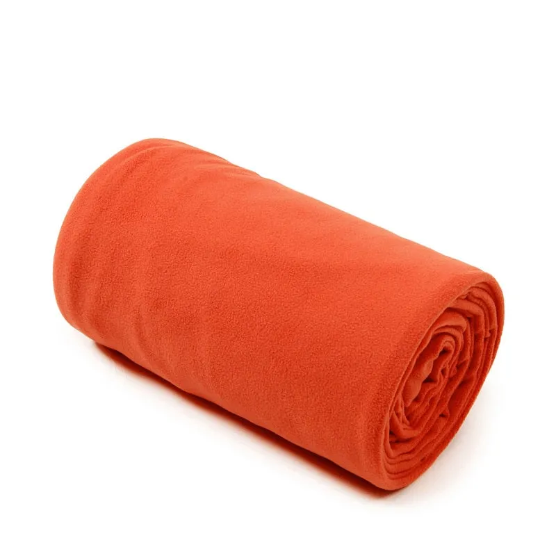 Portable Ultra-light Polar Fleece Sleeping Bag Outdoor Camping  Tent Bed Travel Warm Sleeping Bag