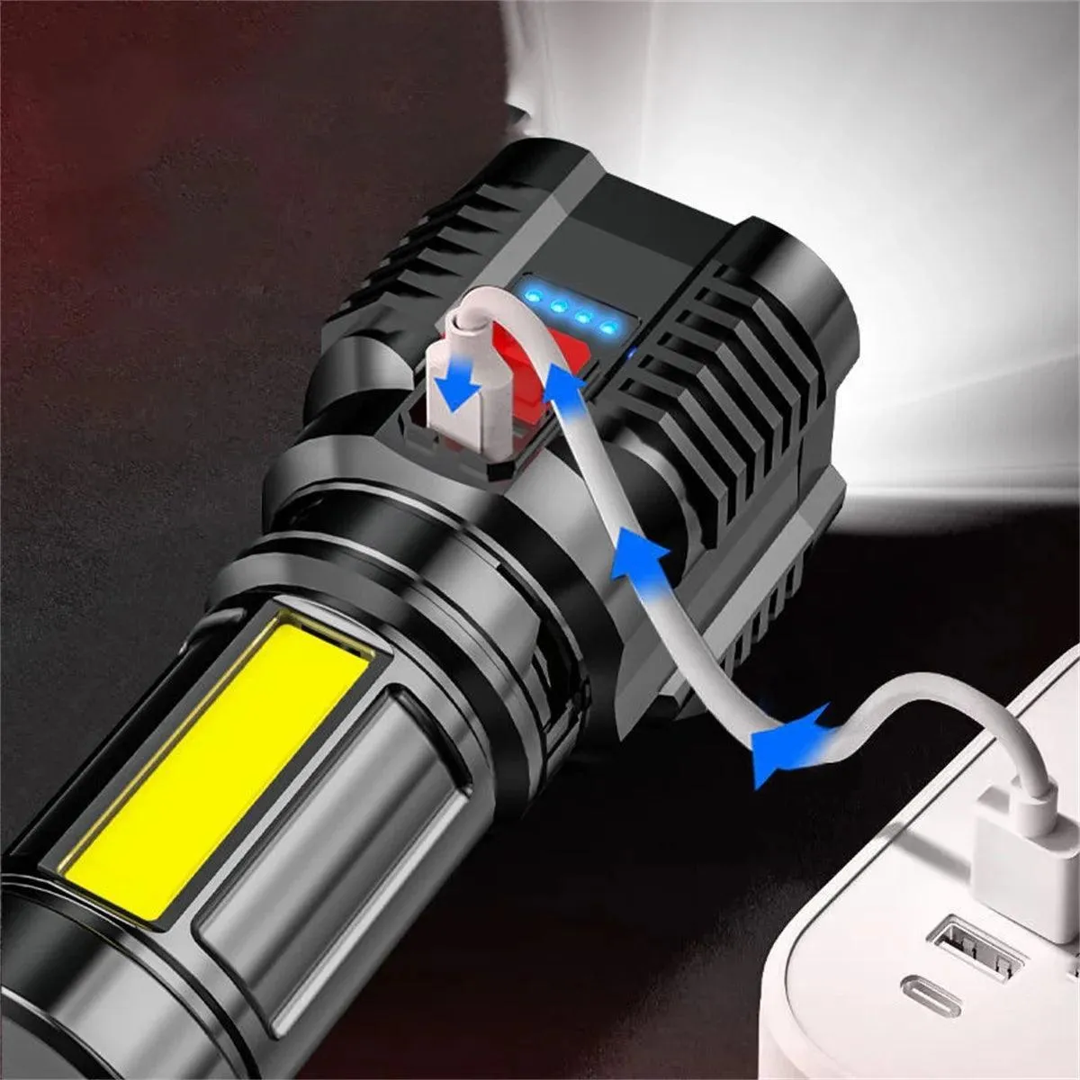 Powerful Handheld Tactical 10000 LM LED Flashlights