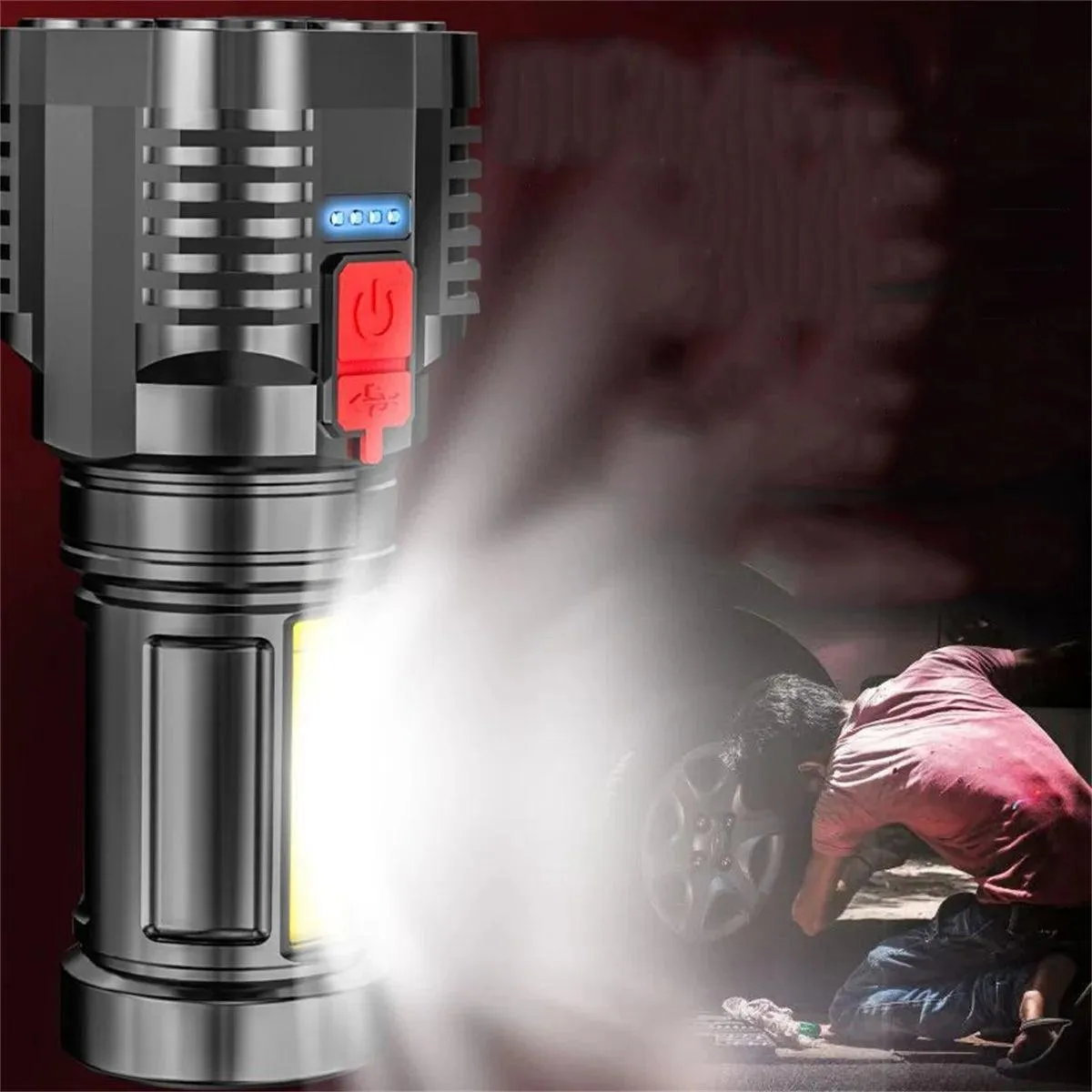 Powerful Handheld Tactical 10000 LM LED Flashlights