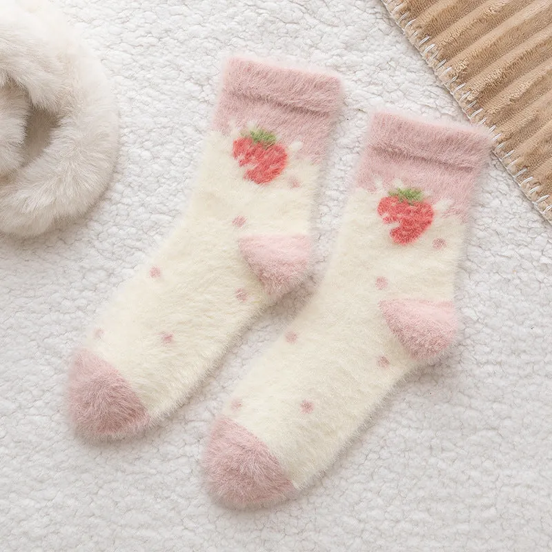 "Women's Thick Winter Floor Sleeping Socks for Ultimate Comfort"