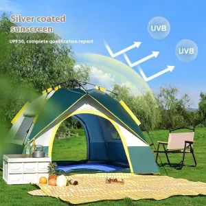 Sturdy Dark Green Outdoor Camping Tents