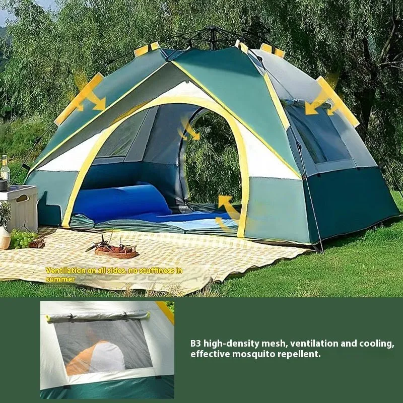 Sturdy Dark Green Outdoor Camping Tents