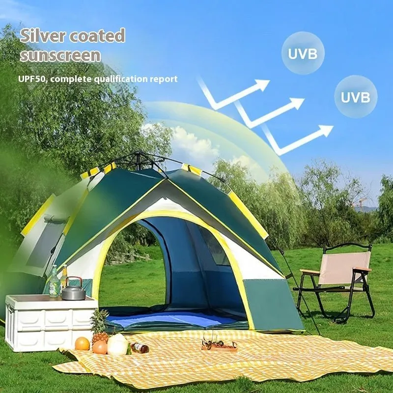 Sturdy Dark Green Outdoor Camping Tents