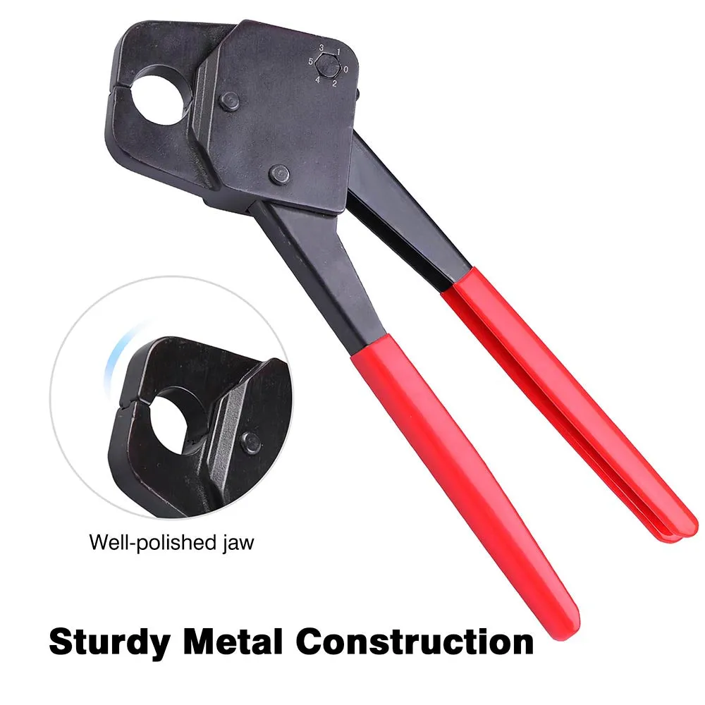 TheLAShop 3/4" PEX Crimper Crimping Tool w/ Gauge Color Optional