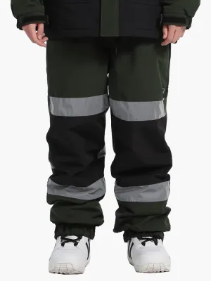 Unisex 2021 Waterproof And Warm Single And Double Board Luminous Color Matching Snow Pants