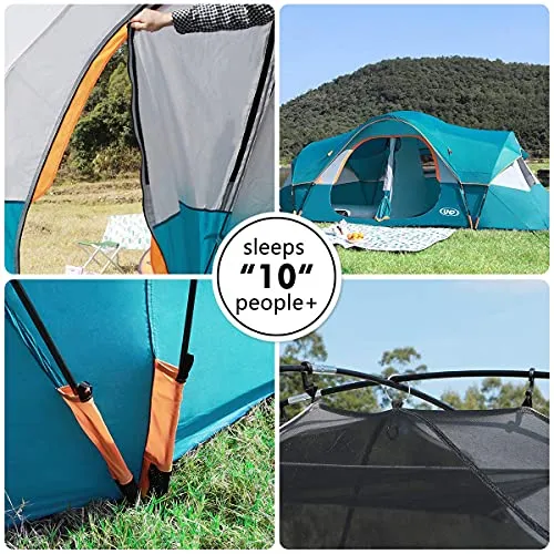 UNP Camping Tent 10-Person-Family Tents, Parties, Music Festival Tent