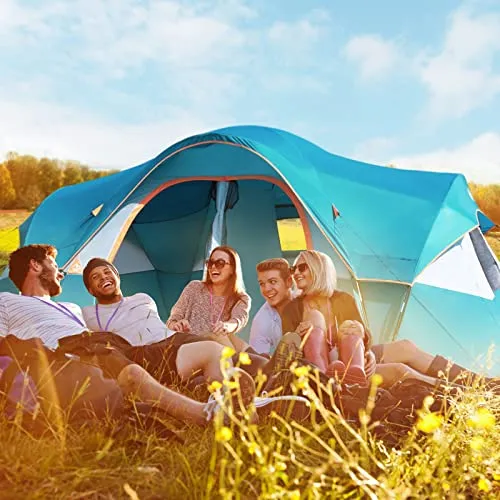 UNP Camping Tent 10-Person-Family Tents, Parties, Music Festival Tent