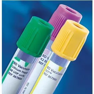 Vacutainer Plus Plastic Blood Collection Tubes 13" x 75 mm