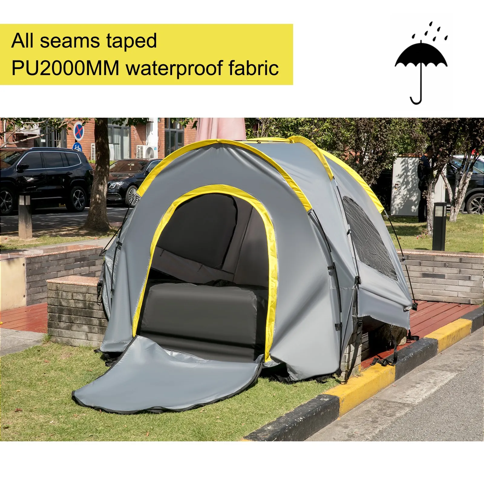 VEVOR Truck Tent 5-5.2 ft - Waterproof Pickup Tent for Mid Size Truck