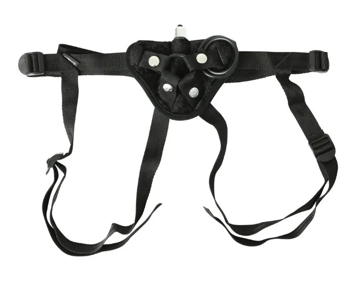 Vibrating Velvet Harness
