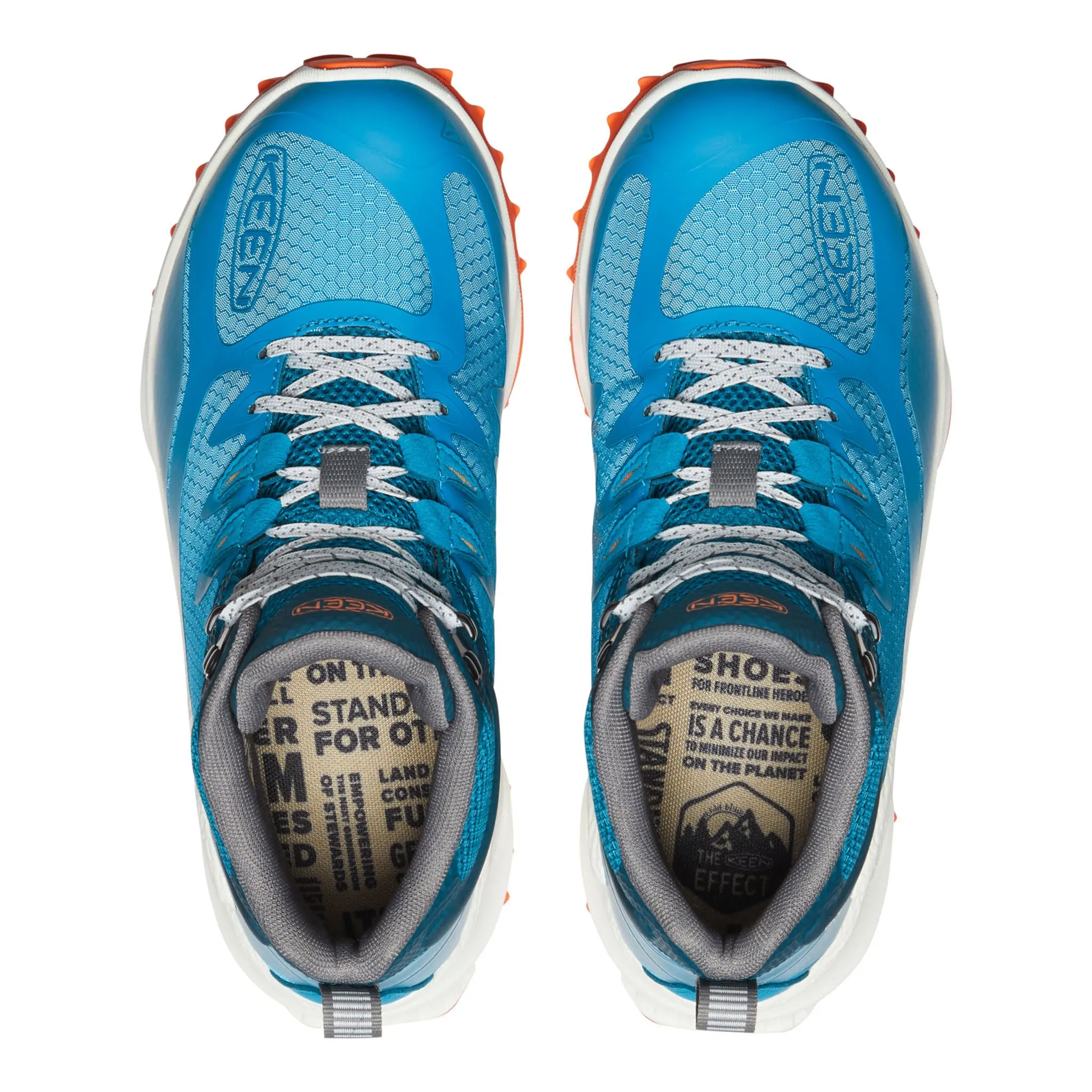 Women's Zionic MID Waterproof Fjord Blue/Tangerine