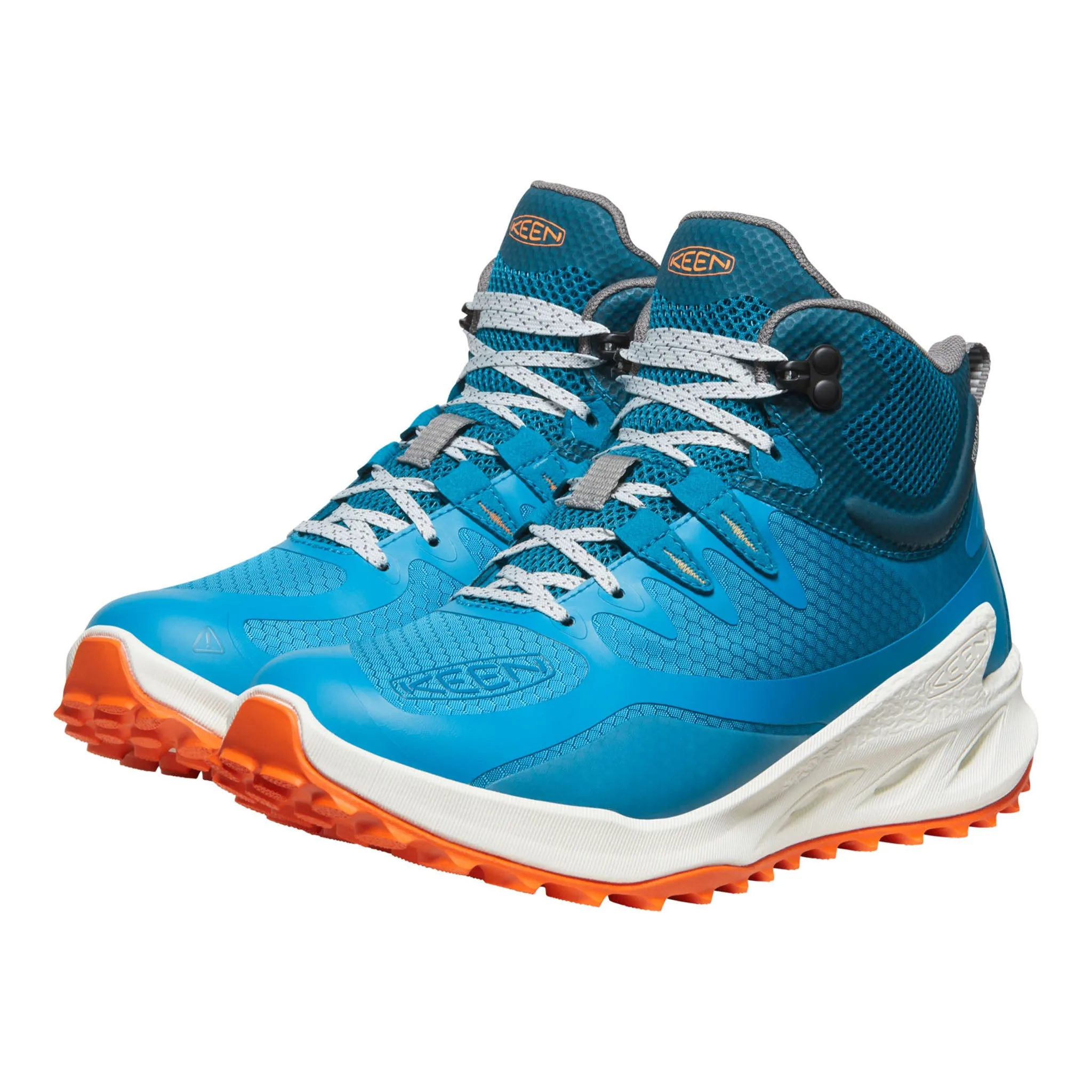 Women's Zionic MID Waterproof Fjord Blue/Tangerine